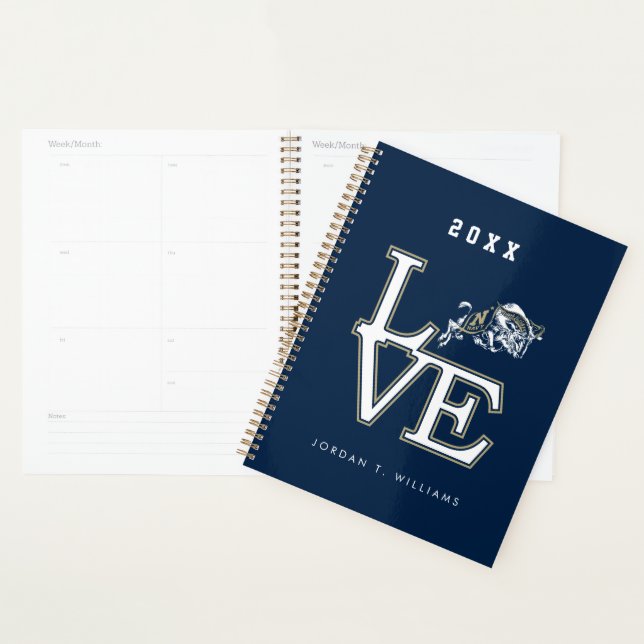 United States Naval Academy Love Planner (Display)