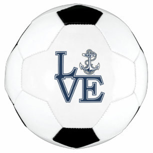 United States Naval Academy Love Soccer Ball