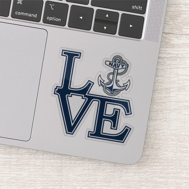 United States Naval Academy Love Sticker (Detail)