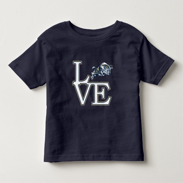 United States Naval Academy Love Toddler T-shirt (Front)