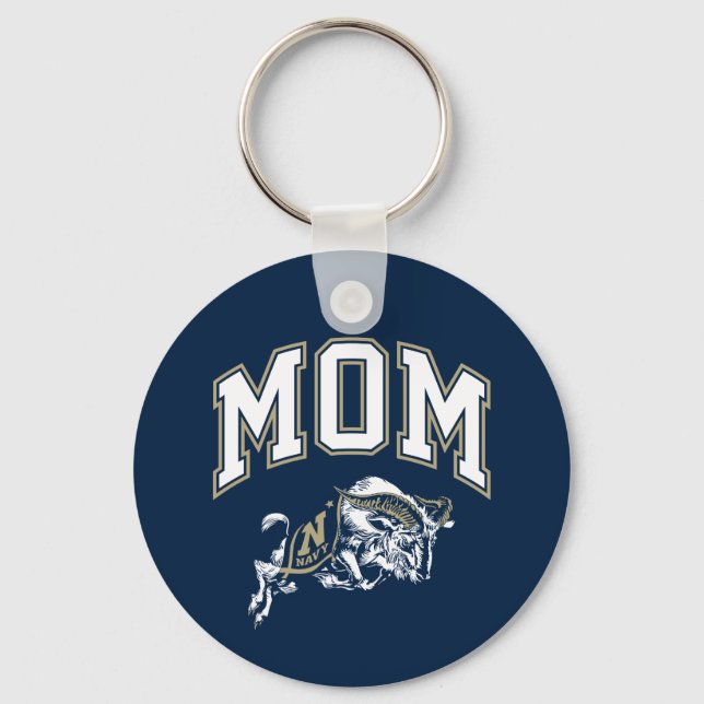 United States Naval Academy Mom Keychain (Front)