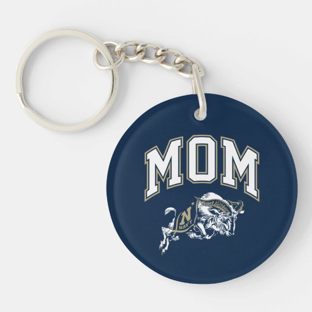 United States Naval Academy Mom Keychain (Front)