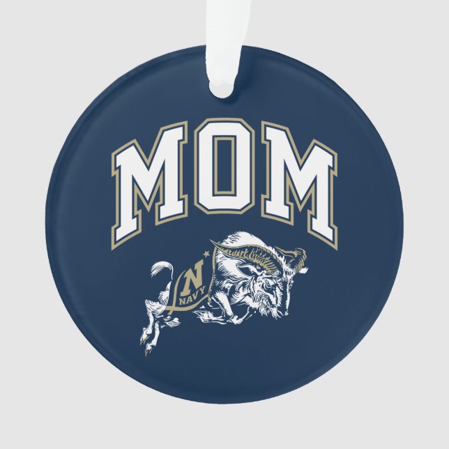 United States Naval Academy Mom Ornament (Front)