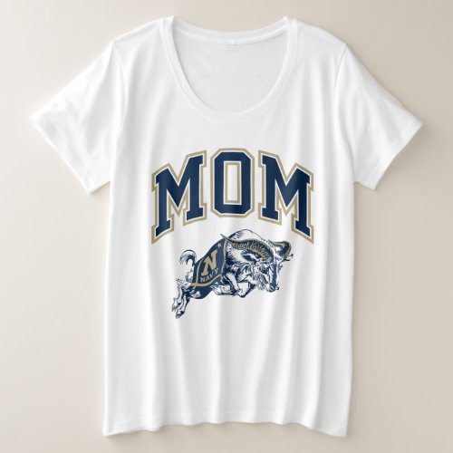 United States Naval Academy Mom Plus Size T_Shirt