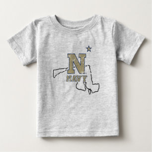 United States Naval Academy State Love Baby T-Shirt