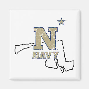 United States Naval Academy State Love Magnet