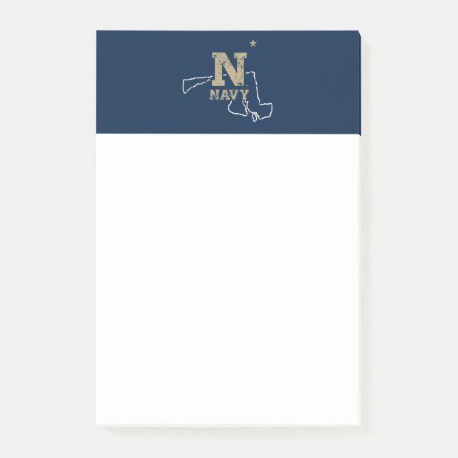United States Naval Academy State Love Post-it Notes (Front)