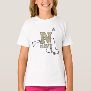 United States Naval Academy State Love T-Shirt