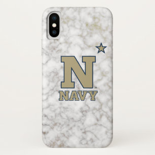 United States Naval Academy White Marble iPhone X Case