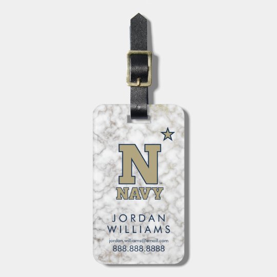 marble luggage tag