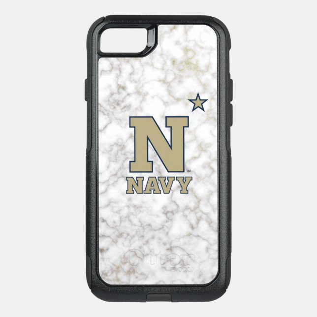 United States Naval Academy White Marble Otterbox iPhone Case (Back)