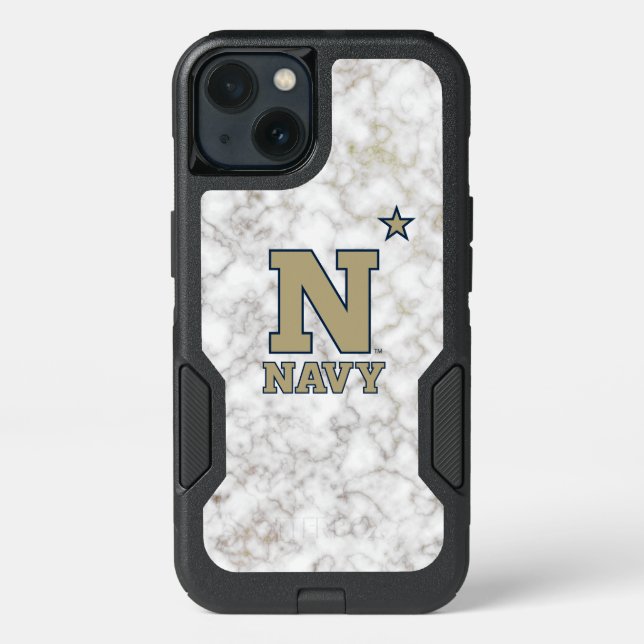 United States Naval Academy White Marble Otterbox iPhone Case (Back)