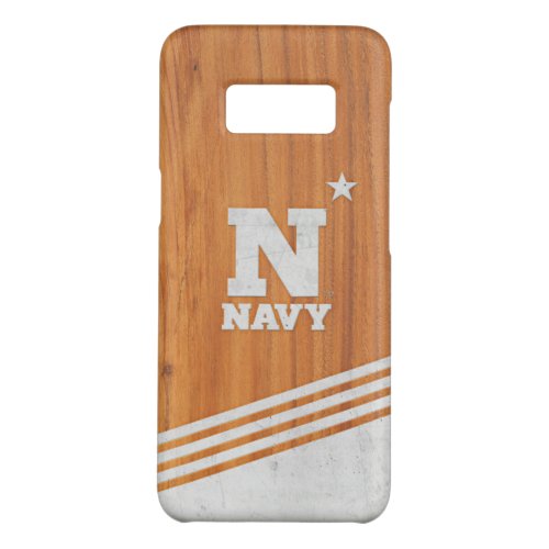 United States Naval Academy Wood Cement Logo Case_Mate Samsung Galaxy S8 Case