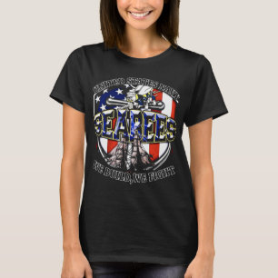 united states navy seabees we build we fight son T-Shirt