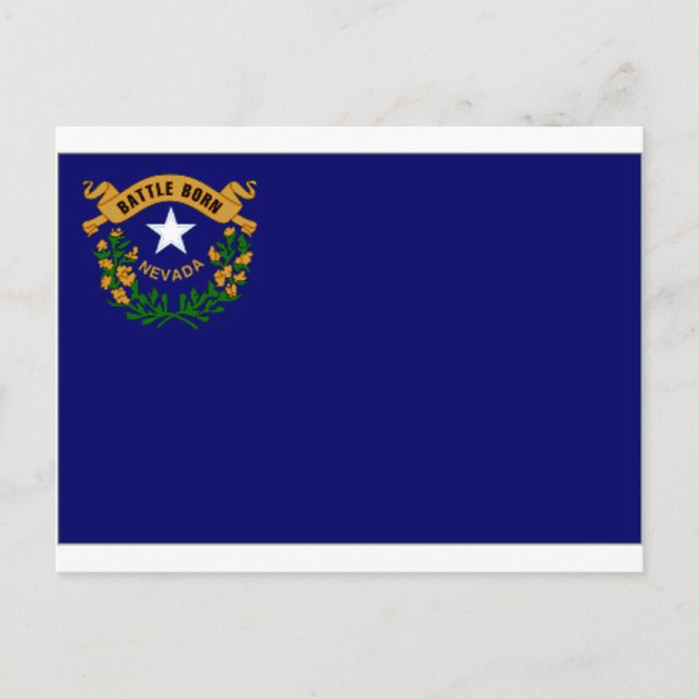 United States Nevada Flag Postcard (Front)