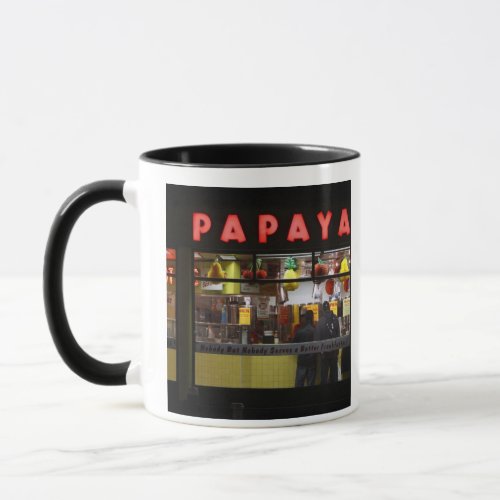 United States New York Grays Papaya window Mug