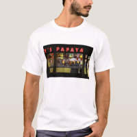 United States, New York. Gray's Papaya: window
