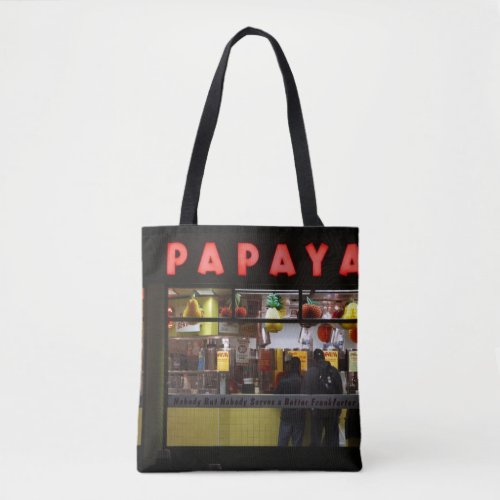 United States New York Grays Papaya window Tote Bag