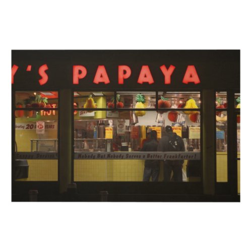 United States New York Grays Papaya window Wood Wall Decor
