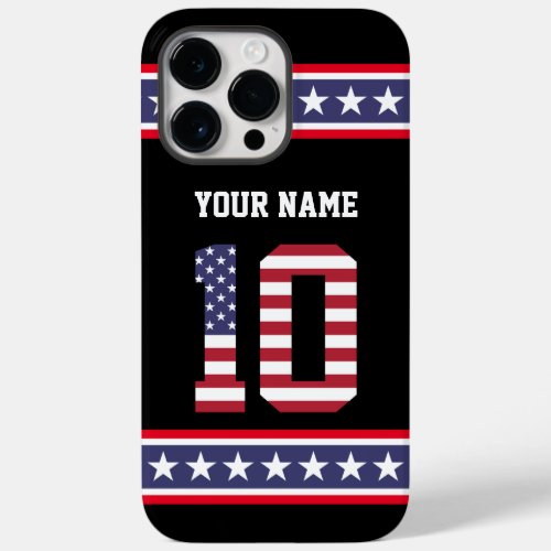 United States Number 10 Personalized Case_Mate iPhone 14 Pro Max Case