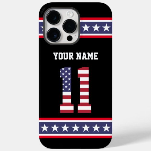 United States Number 11 Personalized Case_Mate iPhone 14 Pro Max Case