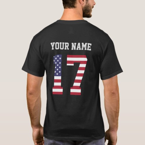United States Number 17 Personalized  T_Shirt