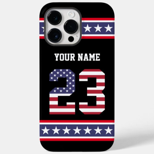 United States Number 23 Personalized Case_Mate iPhone 14 Pro Max Case