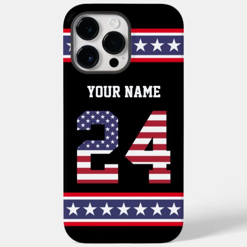 United States Number 24 Personalized Case_Mate iPhone 14 Pro Max Case