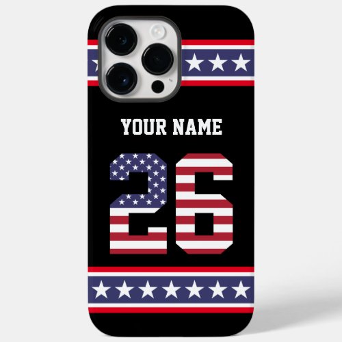 United States Number 26 Personalized Case_Mate iPhone 14 Pro Max Case