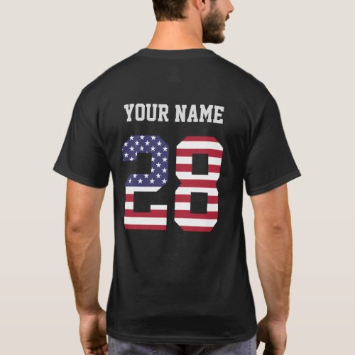 United States Number 28 Personalized  T_Shirt