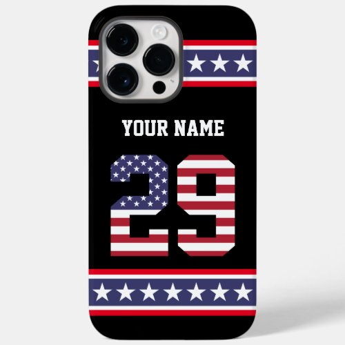 United States Number 29 Personalized Case_Mate iPhone 14 Pro Max Case