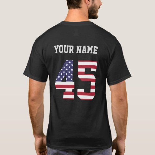 United States Number 45 Personalized  T_Shirt
