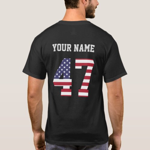 United States Number 47 Personalized  T_Shirt