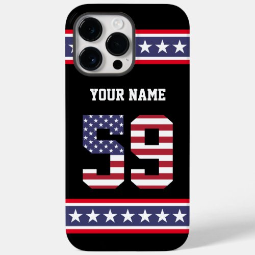 United States Number 59 Personalized Case_Mate iPhone 14 Pro Max Case