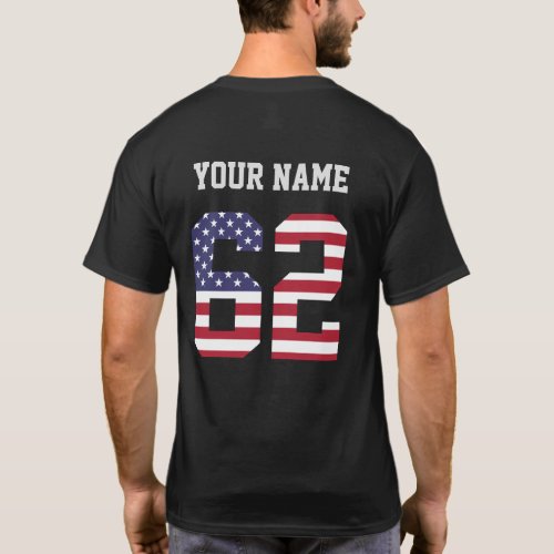 United States Number 62 Personalized  T_Shirt