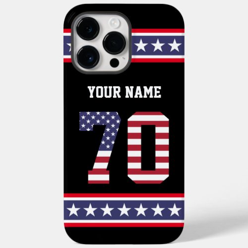 United States Number 70 Personalized Case_Mate iPhone 14 Pro Max Case