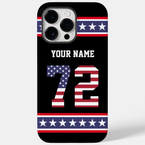 United States Number 72 Personalized Case_Mate iPhone 14 Pro Max Case