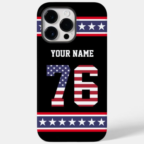 United States Number 76 Personalized Case_Mate iPhone 14 Pro Max Case