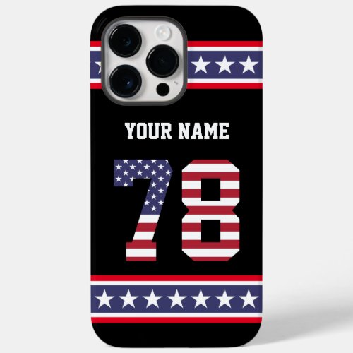 United States Number 78 Personalized Case_Mate iPhone 14 Pro Max Case