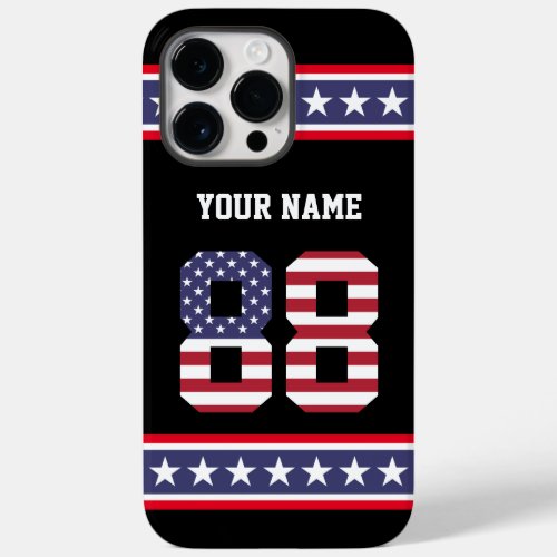 United States Number 88 Personalized Case_Mate iPhone 14 Pro Max Case