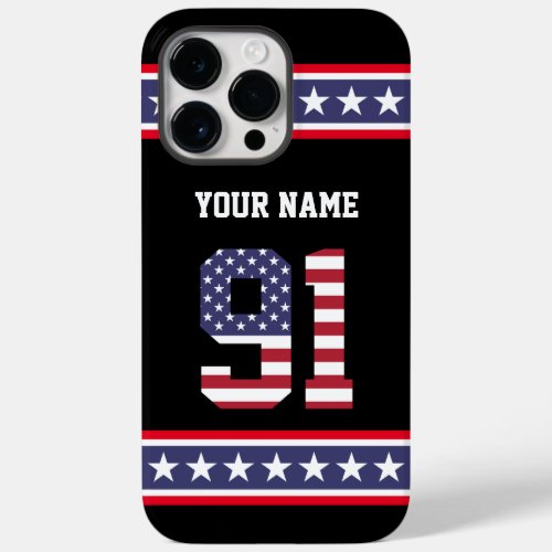 United States Number 91 Personalized Case_Mate iPhone 14 Pro Max Case