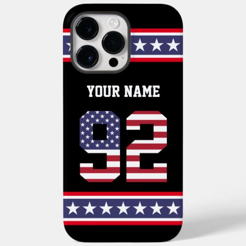 United States Number 92 Personalized Case_Mate iPhone 14 Pro Max Case