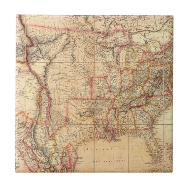 United States of America 12 Ceramic Tile (Front)