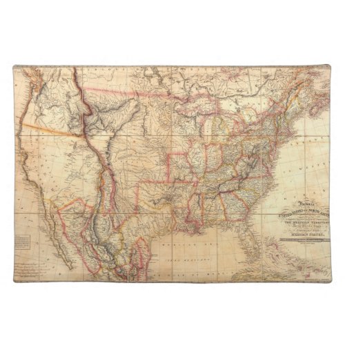 United States of America 12 Placemat