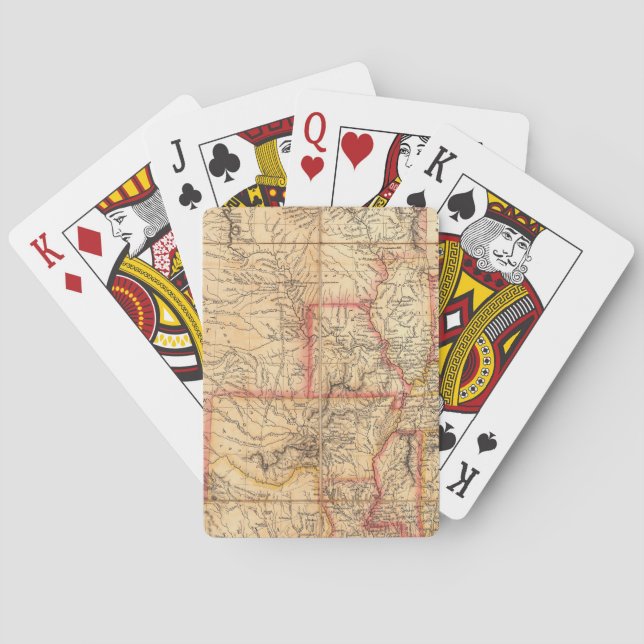 United States of America 12 Poker Cards (Back)