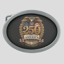 United States of America 250th Anniversary Belt Buckle
