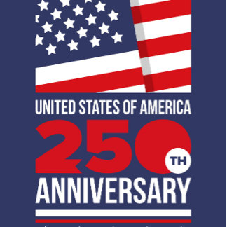 United States of America 250th Anniversary Flag