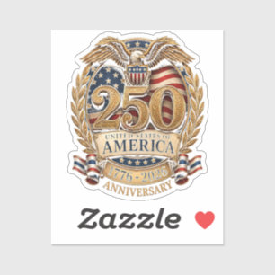 United States of America 250th Anniversary Sticker