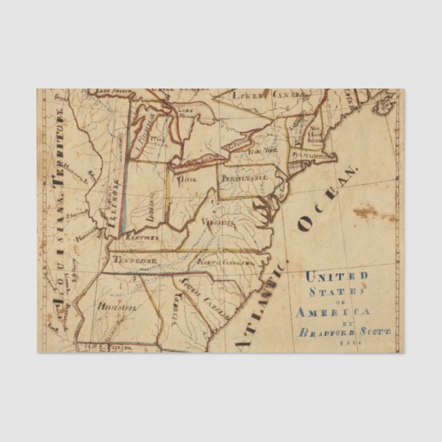 United States of America 2 Tissue Paper (Front)