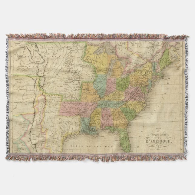 United States of America 4 2 Throw Blanket (Front)